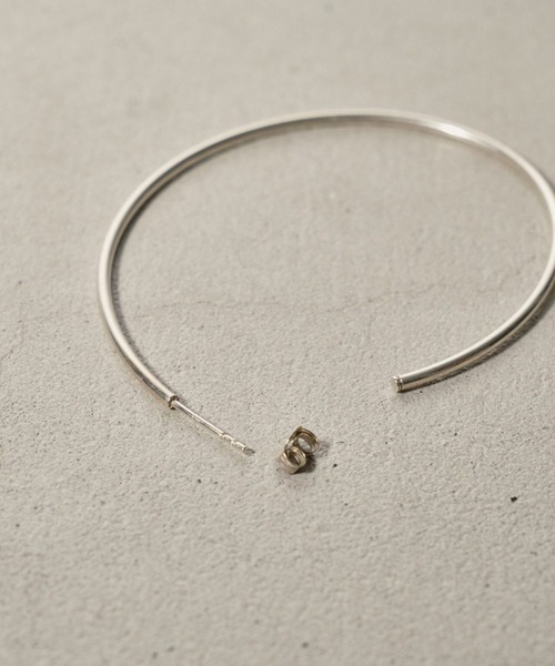 TODAYFUL（トゥデイフル）の「【TODAYFUL/トゥデイフル】Oval Hoop Pierce (Silver925)/オーバルフープピアス（ピアス（両耳用）・レディース・シルバー/ゴールド・FREE）」の8枚目の写真