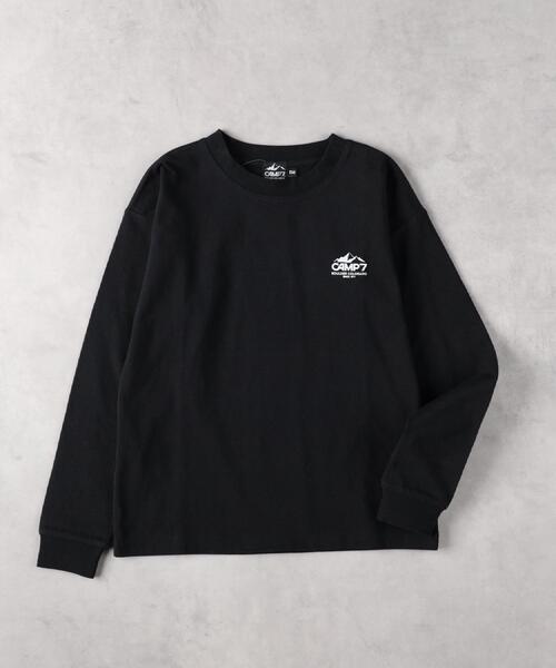 CAMP7(キャンプセブン)の「CAMP7(キャンプ7)バックプリント長袖Tシャツ(Tシャツ/カットソー・キッズ・ブラック/ホワイト・130/140/150/160)」の13枚目の写真