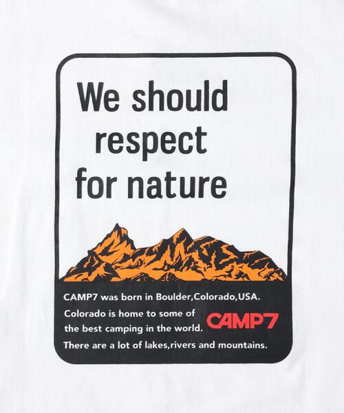 CAMP7(キャンプセブン)の「CAMP7(キャンプ7)バックプリント長袖Tシャツ(Tシャツ/カットソー・キッズ・ブラック/ホワイト・130/140/150/160)」の15枚目の写真