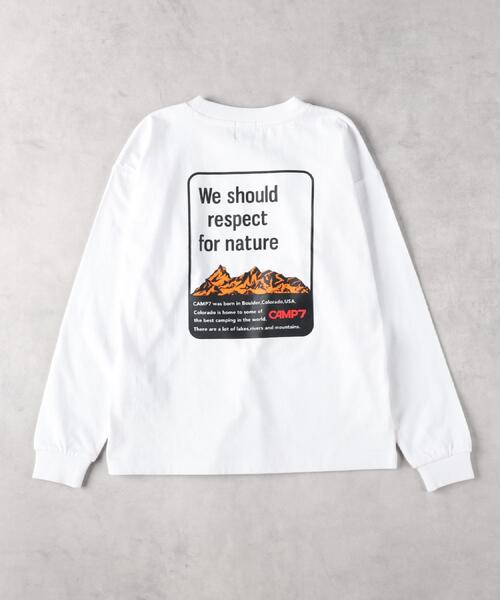 CAMP7(キャンプセブン)の「CAMP7(キャンプ7)バックプリント長袖Tシャツ(Tシャツ/カットソー・キッズ・ブラック/ホワイト・130/140/150/160)」の18枚目の写真