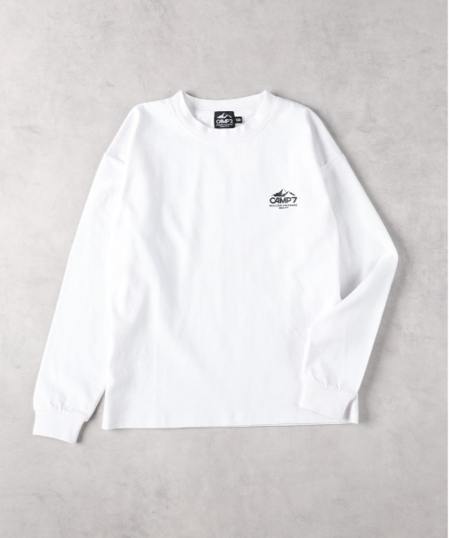 CAMP7(キャンプセブン)の「CAMP7(キャンプ7)バックプリント長袖Tシャツ(Tシャツ/カットソー・キッズ・ブラック/ホワイト・130/140/150/160)」の11枚目の写真