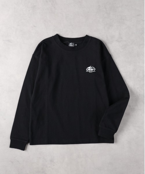 CAMP7(キャンプセブン)の「CAMP7(キャンプ7)バックプリント長袖Tシャツ(Tシャツ/カットソー・キッズ・ブラック/ホワイト・130/140/150/160)」の9枚目の写真