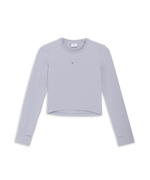PUMA(プーマ)の「PUMA プーマ ウィメンズ デア トゥ 長袖 Tシャツ(Tシャツ/カットソー・レディース・グレー/ブルー系その他・SMALL/MEDIUM/LARGE/X-LARGE)」の8枚目の写真