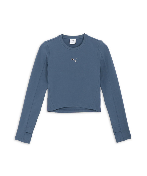 PUMA(プーマ)の「PUMA プーマ ウィメンズ デア トゥ 長袖 Tシャツ(Tシャツ/カットソー・レディース・グレー/ブルー系その他・SMALL/MEDIUM/LARGE/X-LARGE)」の4枚目の写真