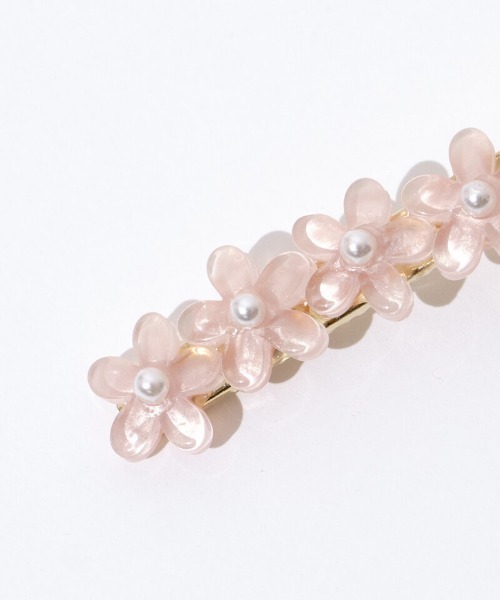 flower（フラワー）の「ジェリーフラワーピン（ヘアピン・レディース・ホワイト/ピンク・FREE）」の14枚目の写真