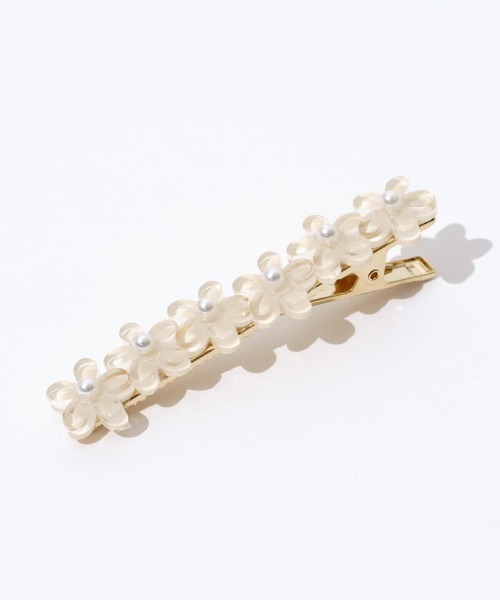 flower（フラワー）の「ジェリーフラワーピン（ヘアピン・レディース・ホワイト/ピンク・FREE）」の18枚目の写真