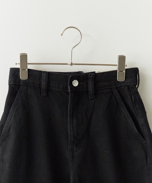 Calvin Klein（カルバン・クライン）の「Calvin Klein/カルバンクライン TROUSER BARREL SOFT BLACK トラウザーパンツ（デニムパンツ・レディース・ブラック・24/26/28）」の7枚目の写真