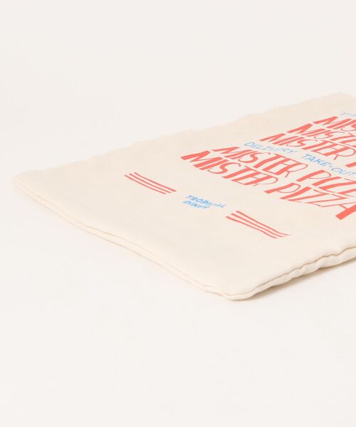 ACCOMMODE（アコモデ）の「アメリカンダイナートート（トートバッグ・レディース・アイボリー/レッド・FREE）」の4枚目の写真