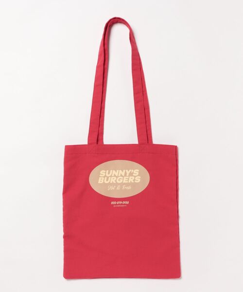 ACCOMMODE（アコモデ）の「アメリカンダイナートート（トートバッグ・レディース・アイボリー/レッド・FREE）」の7枚目の写真