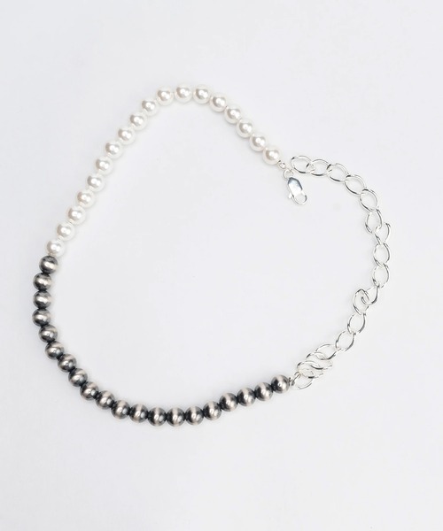 HERGO（ハーゴ）の「NP:HERGO Bicolor pearl necklace（ネックレス・メンズ・ホワイト・FREE）」の3枚目の写真