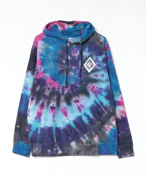 パーカー・フーディ TIE-DYE HOODIE ROOPTOKYO（ループトウキョウ）の「TIE-DYE GILDAN HOODIE