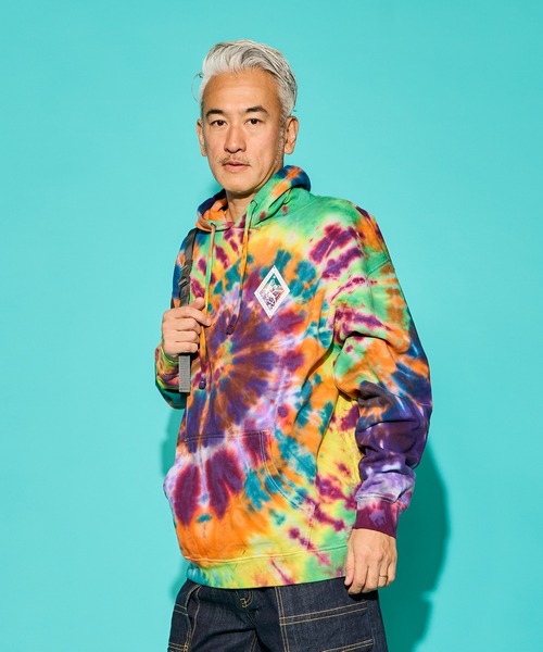 パーカー・フーディ TIE-DYE HOODIE Amazon.com: Tie Dyed Shop Cotton Candy Spiral Pullover Tie