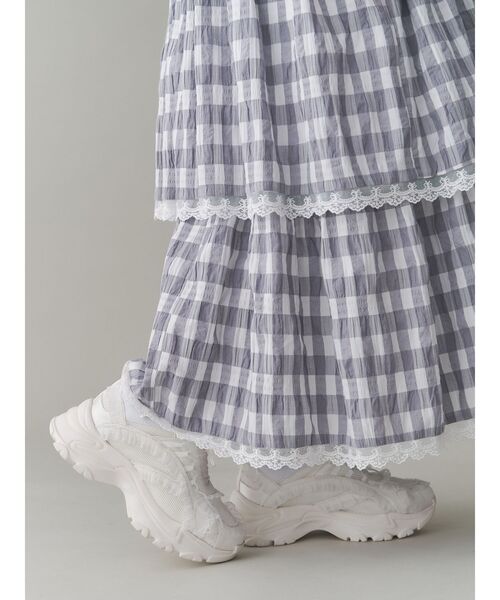 merry jenny(メリージェニー)の「frill frill スニーカー(スニーカー・レディース・アイボリー/ブラック/ピンク・MEDIUM/LARGE)」の18枚目の写真