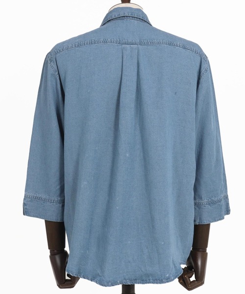 ms6044-Rayon Denim Fabric Skipper & pullover design 3-4 Sleeve