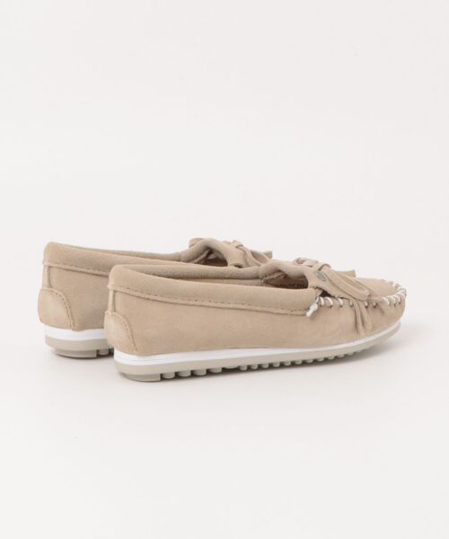 JELLY BEANS(ジェリービーンズ)の「【撥水】【軽量】MINNETONKA KILTYPLUS【本革】【やわらかい】(917-52300)(モカシン/デッキシューズ・レディース・ブラウン/ネイビー/ブラック系/ブルー/ライトベージュ/グレー・L/M/S/LL)」の12枚目の写真