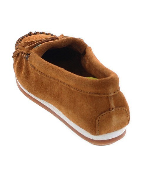 JELLY BEANS(ジェリービーンズ)の「【撥水】【軽量】MINNETONKA KILTYPLUS【本革】【やわらかい】(917-52300)(モカシン/デッキシューズ・レディース・ブラウン/ネイビー/ブラック系/ブルー/ライトベージュ/グレー・L/M/S/LL)」の8枚目の写真