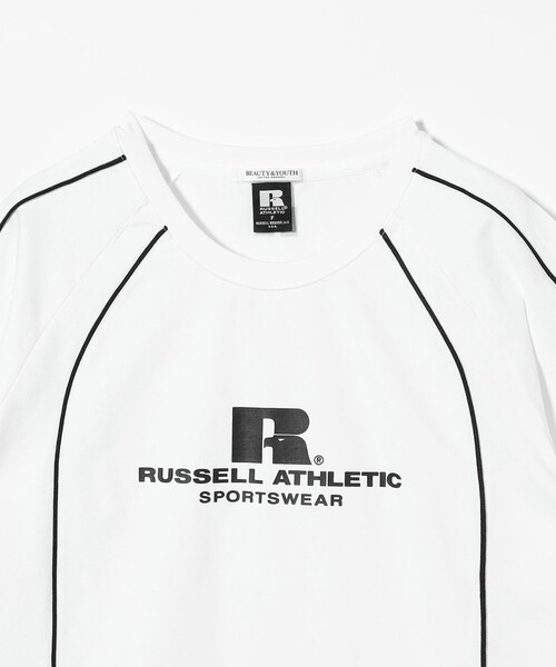 RUSSELL ATHLETIC ノースリーブシャツ XS オフホワイト 生成り RUSSELL ATHLETIC ノースリーブシャツ XS オフホワイト 生成り