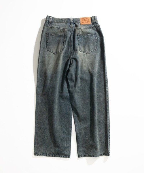 WETTEMPT ヴィンテージウォッシュワイドデニムパンツ WETTEMPT（ウィテンプト）の「VINTAGE WASH WIDE DENIM PANTS