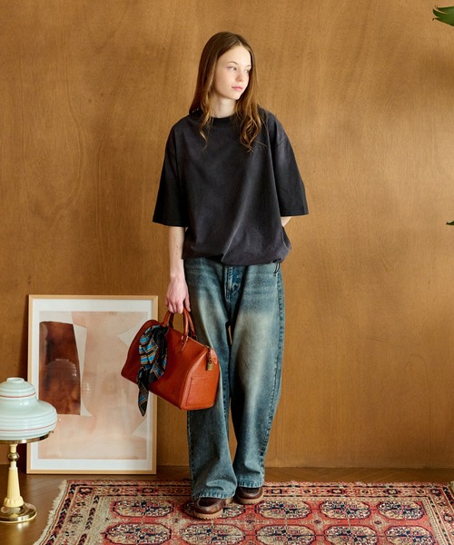 WETTEMPT ヴィンテージウォッシュワイドデニムパンツ WETTEMPT（ウィテンプト）の「VINTAGE WASH WIDE DENIM PANTS