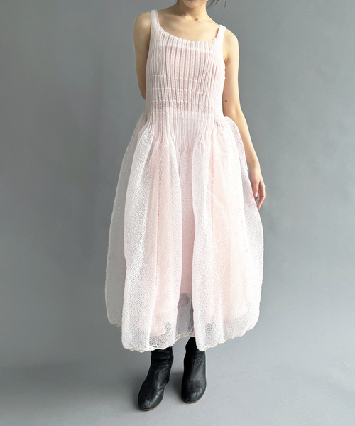 25ss ODAKHA specter tube dress ワンピース セール】【ODAKHA/オダカ】specter tube dress（ワンピース