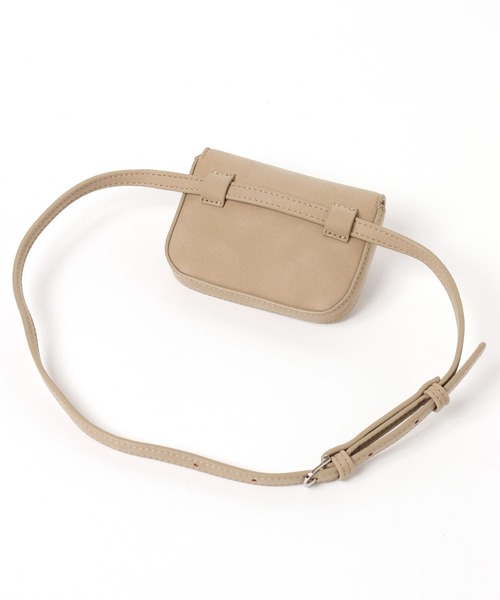 Heather（ヘザー）の「ウエストベルトポーチ　450350（ボディバッグ/ウエストポーチ・レディース・ブラック/ベージュ・ONE SIZE）」の11枚目の写真