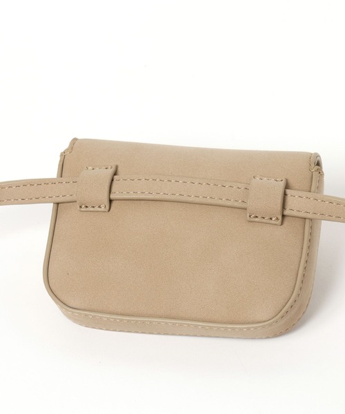 Heather（ヘザー）の「ウエストベルトポーチ　450350（ボディバッグ/ウエストポーチ・レディース・ブラック/ベージュ・ONE SIZE）」の8枚目の写真