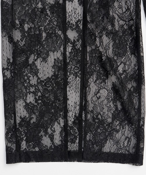 パンツ PRANK PROJECT Denim Lace Blocking Pants PRANK PROJECT（プランクプロジェクト）の「デニムレース