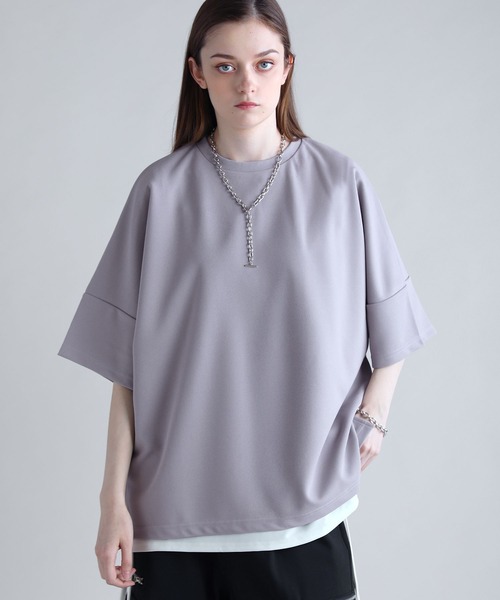 【2025年】もらって嬉しいお歳暮 人気ランキング カットジョーゼットリラクシング5分袖ドレープドルマンTシャツ トップス
