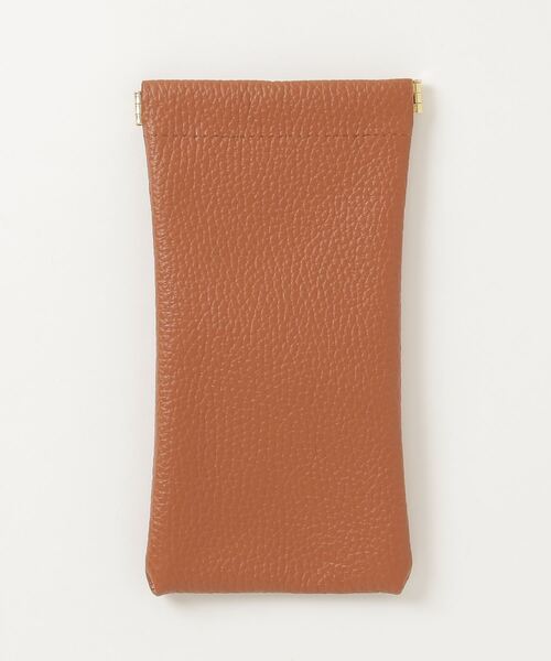 FUNALIVE（ファンアライブ）の「バネ口メガネケース（イタリアンレザー）（メガネ・メンズ・ピンク/キャメル/イエロー/ターコイズブルー/ブラック/チョコ・FREE）」の19枚目の写真