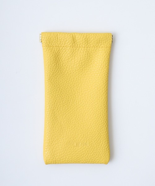 FUNALIVE（ファンアライブ）の「バネ口メガネケース（イタリアンレザー）（メガネ・メンズ・ピンク/キャメル/イエロー/ターコイズブルー/ブラック/チョコ・FREE）」の10枚目の写真