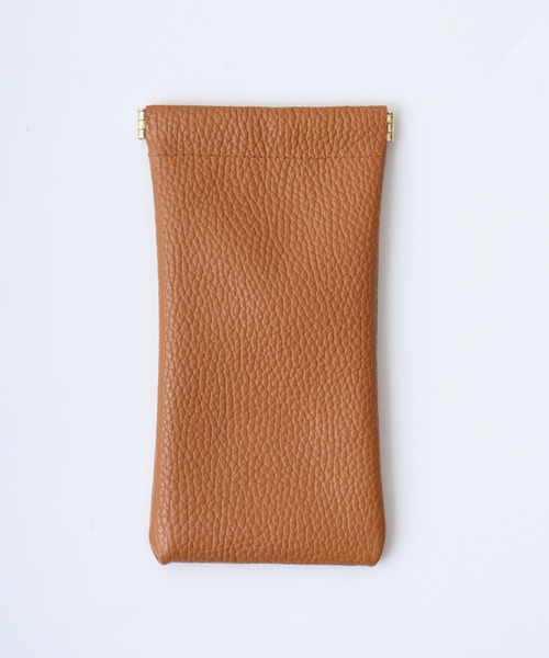 FUNALIVE（ファンアライブ）の「バネ口メガネケース（イタリアンレザー）（メガネ・メンズ・ピンク/キャメル/イエロー/ターコイズブルー/ブラック/チョコ・FREE）」の14枚目の写真