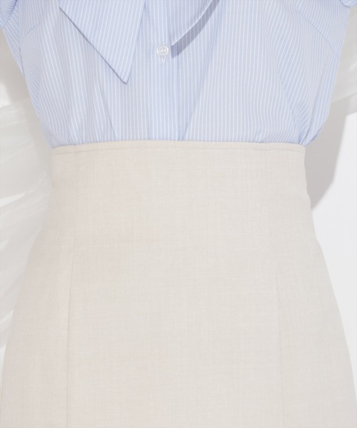 WILLSELECTION（ウィルセレクション）の「バックリボンハイウエストフレアスカート（スカート・レディース・ピンク/ベージュ/ネイビー・FREE）」の7枚目の写真