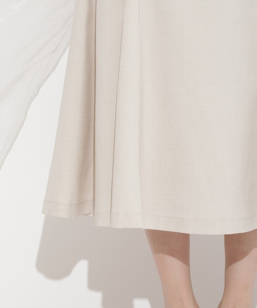 WILLSELECTION（ウィルセレクション）の「バックリボンハイウエストフレアスカート（スカート・レディース・ピンク/ベージュ/ネイビー・FREE）」の9枚目の写真