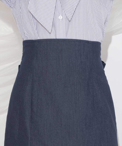 WILLSELECTION（ウィルセレクション）の「バックリボンハイウエストフレアスカート（スカート・レディース・ピンク/ベージュ/ネイビー・FREE）」の14枚目の写真