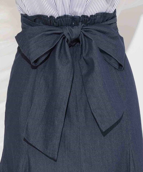 WILLSELECTION（ウィルセレクション）の「バックリボンハイウエストフレアスカート（スカート・レディース・ピンク/ベージュ/ネイビー・FREE）」の15枚目の写真