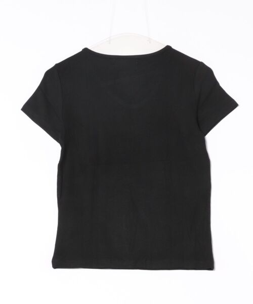 BANICO(バニコ)の「【Banico】クロスデザインVネック半袖トップス (SS)(Tシャツ/カットソー・レディース・グレー/オフホワイト/ブラック/ホワイト・MEDIUM/LARGE)」の5枚目の写真