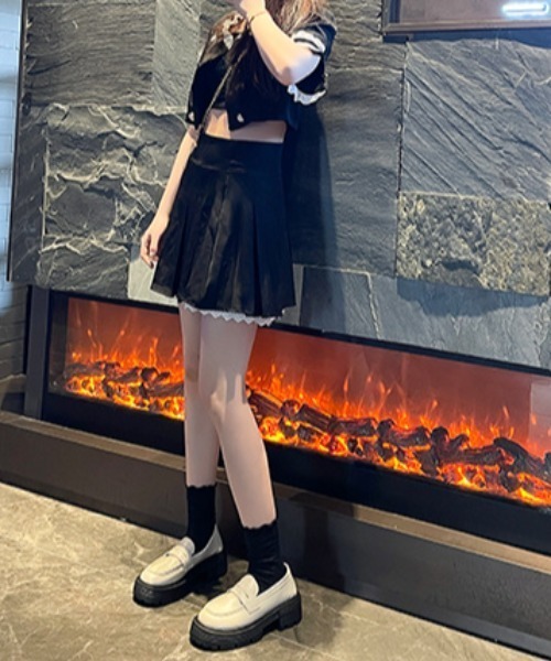 mebole(メボレ)の「ボリュームソールローファー(ローファー・レディース・アイボリー/ブラック/ブラウン・SMALL/MEDIUM/LARGE)」の5枚目の写真