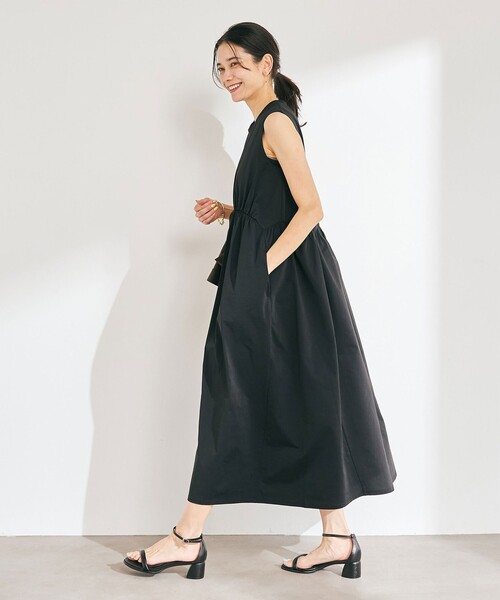 ダークグリーン ノースリーブ ワンピース ラディエイト RADIATE MICALLE MICALLE エスニックプリント