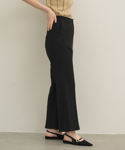 タグ付き新品☆YONFAキックフレアクロップドレギパン チャコールグレー