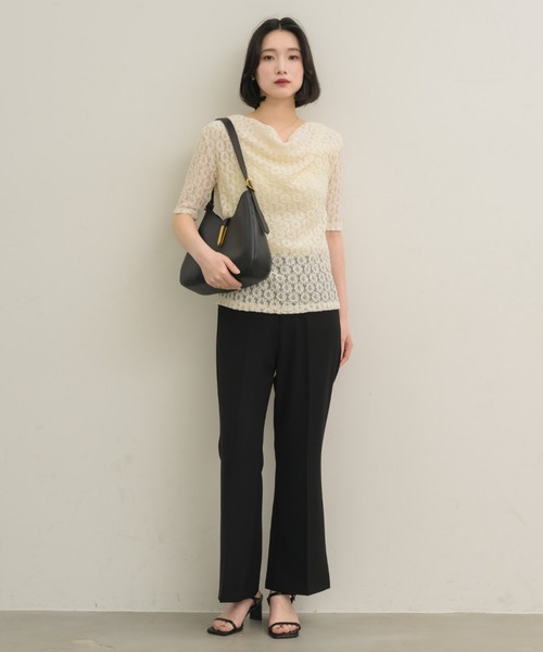 セール】クロップドフレアパンツ（スラックス）｜NEUNA（ヌナ）の