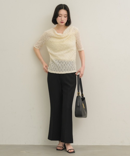 クロップドフレアパンツ（スラックス）｜NEUNA（ヌナ）のファッション