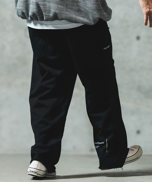GLIMCLAP(グリムクラップ)の「mp13552- Wide straight sweat pants スウェットパンツ(スウェットパンツ・メンズ・ブラック/ミックスグレー/キナリ・S/M/L)」の6枚目の写真