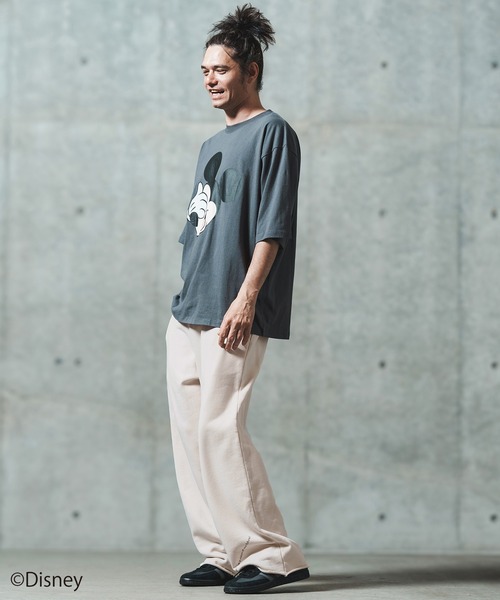 GLIMCLAP(グリムクラップ)の「mp13552- Wide straight sweat pants スウェットパンツ(スウェットパンツ・メンズ・ブラック/ミックスグレー/キナリ・S/M/L)」の17枚目の写真