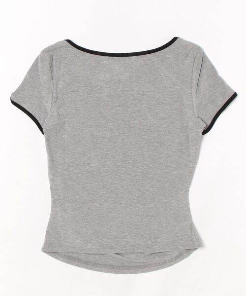 tシャツ コンパクトリボンリンガーTシャツ EM25s050「EIGHTHMONTH」 レディース コンパクトリボンリンガーTシャツ EM25s050【EIGHTHMONTH】（T