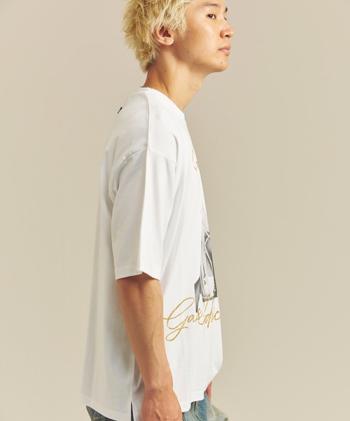 GALLIS ADDICTION(ガリスアディクション)の「GA GLITTER GIRL-PHOTO TEE(Tシャツ/カットソー・メンズ・ホワイト/ブラック/チャコール・M/L)」の6枚目の写真