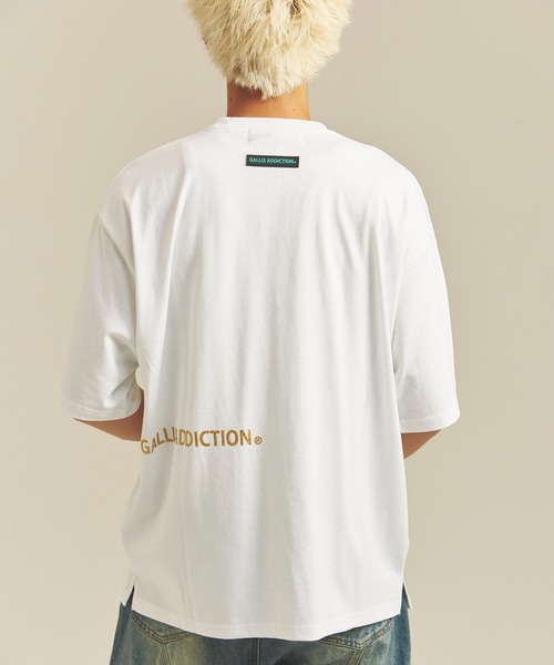 GALLIS ADDICTION(ガリスアディクション)の「GA GLITTER GIRL-PHOTO TEE(Tシャツ/カットソー・メンズ・ホワイト/ブラック/チャコール・M/L)」の9枚目の写真