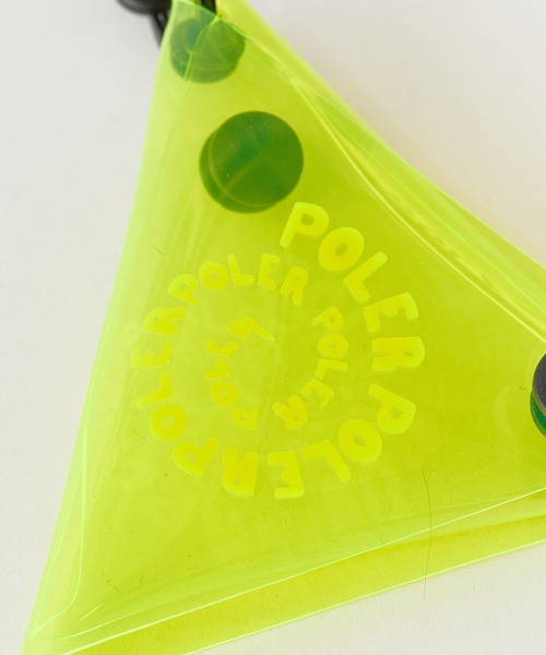 POLeR(ポーラー)の「POLeR/ポーラー PVC TRYANGLE COIN CASE コインケース(コインケース・メンズ・ブラック/イエロー/クリア/オレンジ・FREE)」の6枚目の写真
