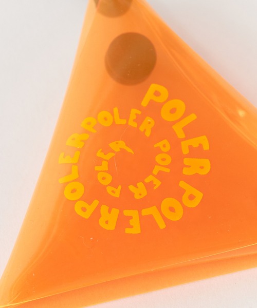 POLeR(ポーラー)の「POLeR/ポーラー PVC TRYANGLE COIN CASE コインケース(コインケース・メンズ・ブラック/イエロー/クリア/オレンジ・FREE)」の7枚目の写真