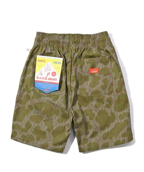 COOKMAN（クックマン）の「cookman クックマン シェフ ショートパンツ ハーフパンツ イージーパンツ フロントポケット Front pocket Camo Green（その他パンツ・メンズ・グリーン・MEDIUM/LARGE）」の3枚目の写真