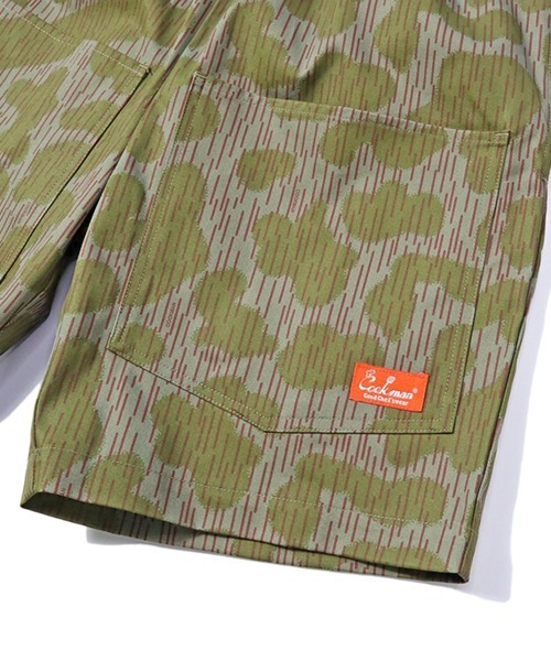 COOKMAN（クックマン）の「cookman クックマン シェフ ショートパンツ ハーフパンツ イージーパンツ フロントポケット Front pocket Camo Green（その他パンツ・メンズ・グリーン・MEDIUM/LARGE）」の8枚目の写真
